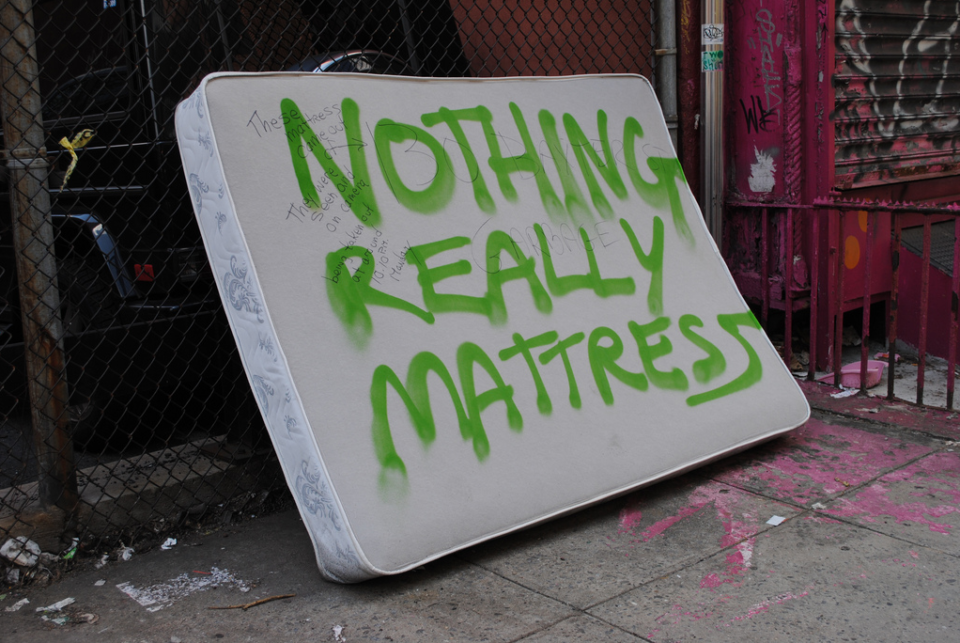 Nothing Really Mattress from 130 Baxter Street